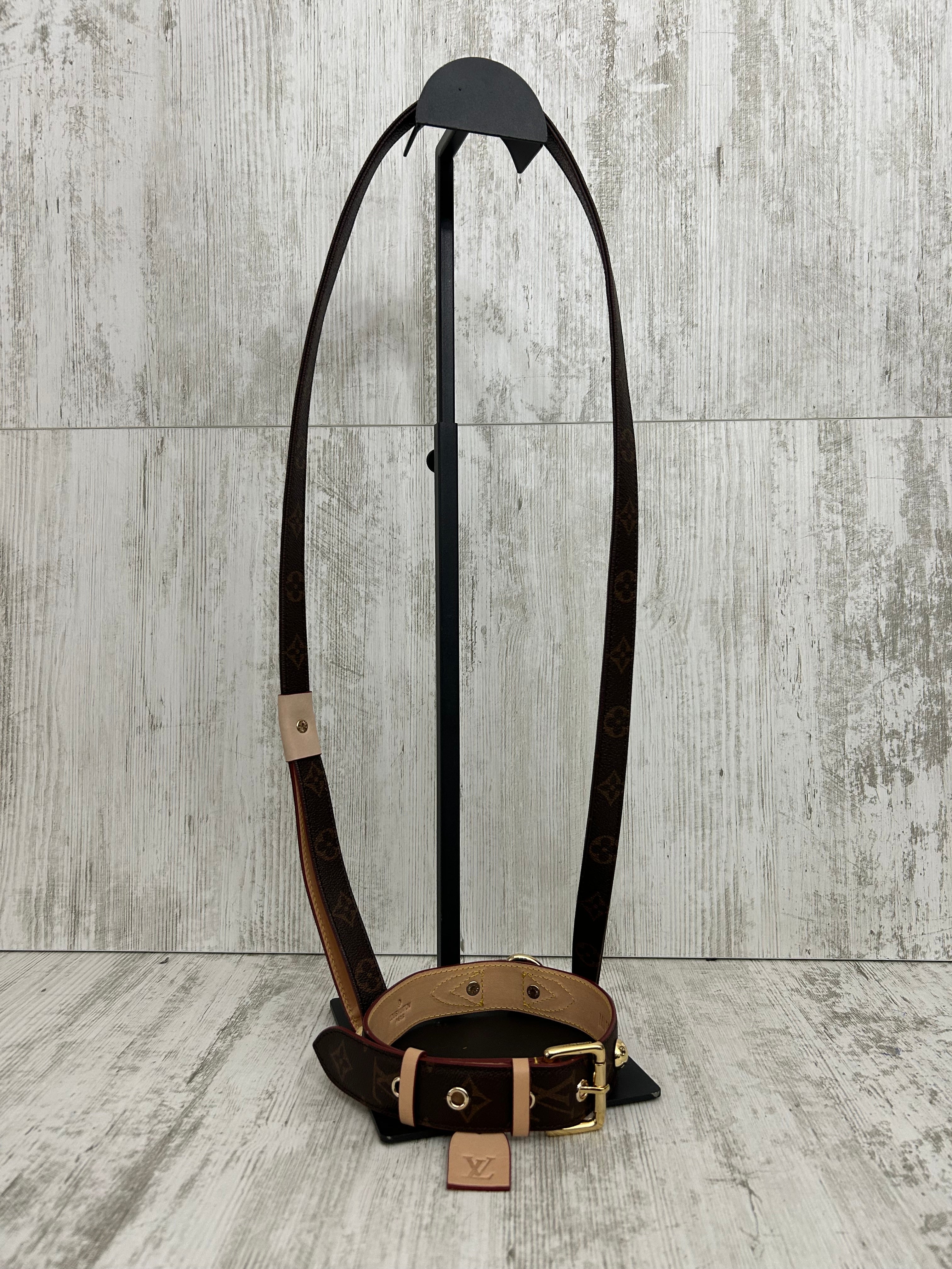 Louis Vuitton Dogs Leash Skin Set big size
